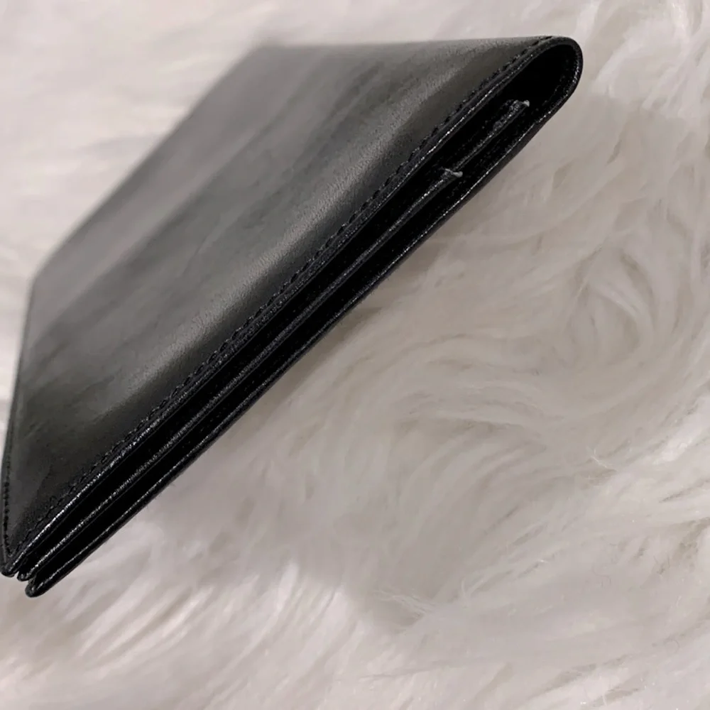 DUNHILL Black Leather Wallet Bifold